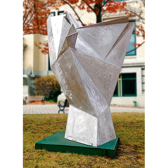 Facets (2011), on site at Yonkers City Hall, Yonkers, NY